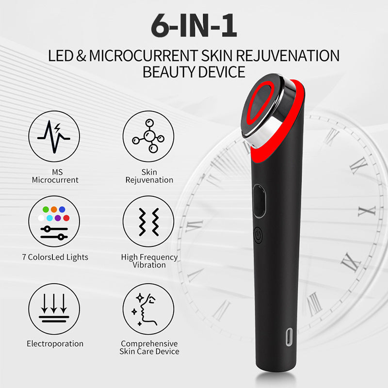 7 Color Light Vibration Face Red Blue Light Eye Massager
